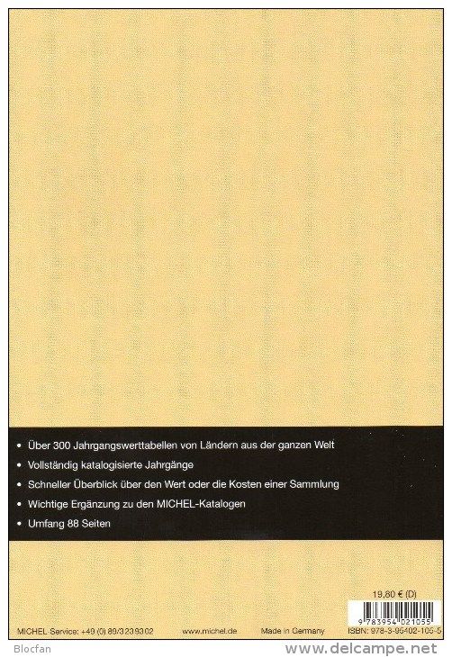 Katalog MlCHEL 2015 Jahrgangs-Werttabellen Neu 20€ Wert An Briefmarken Der Welt 300 Länder Stamps Catalogue Of The World - Non Classés