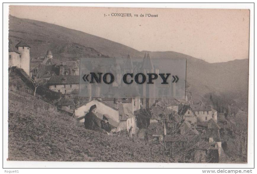 CONQUES   -   Vue De L'OUEST - Autres & Non Classés