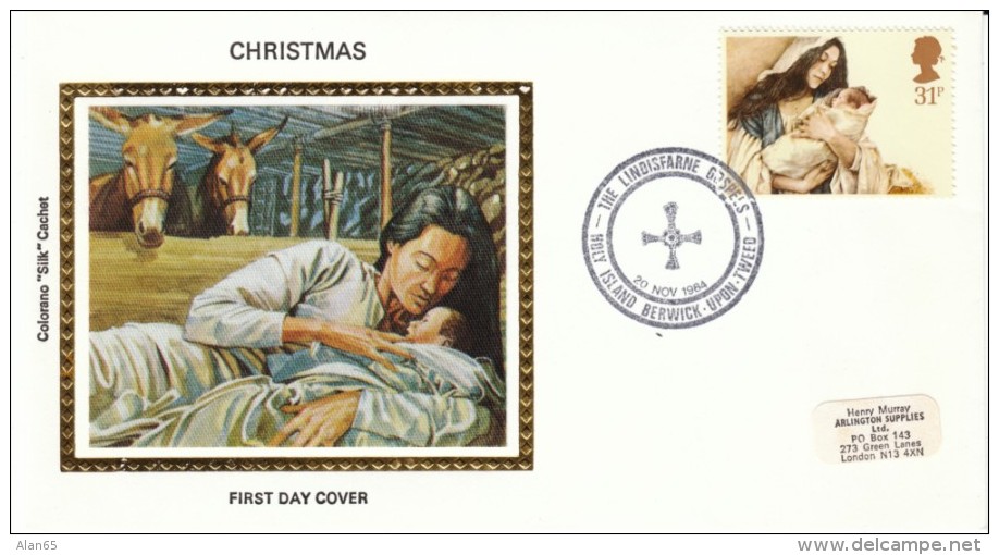 Christmas 31p Issue, FDC First Day Of Issue 1984 Cover - 1981-1990 Decimal Issues