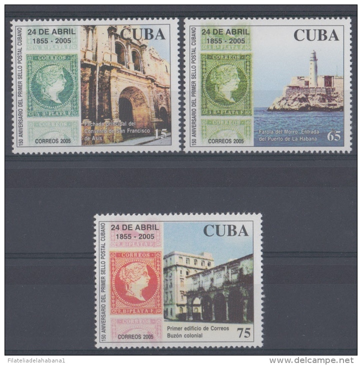 2005.176 CUBA 2005. MNH. 150 ANIV DEL PRIMER SELLO POSTAL CUBANO. HISTORIA POSTAL. POSTAL HISTORY - Ungebraucht