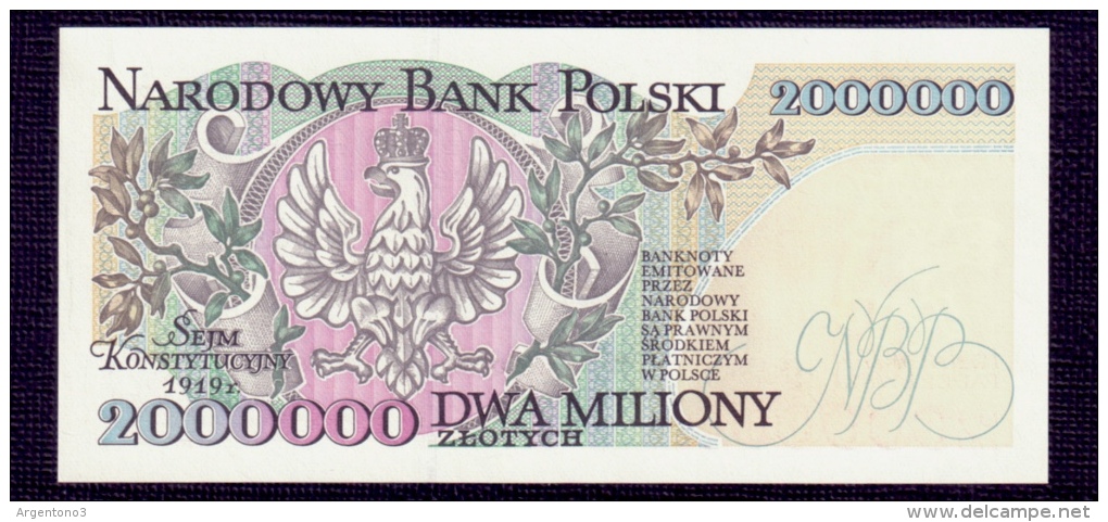 Poland 2000000 Zlotych 1993 UNC - Poland