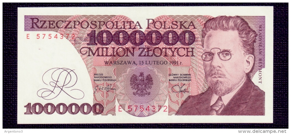 Poland 1000000 Zlotych 1991 UNC - Poland