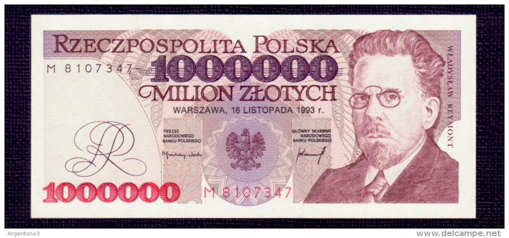 Poland 1000000 Zlotych 1993 UNC - Polen