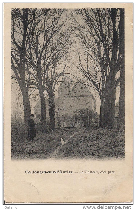 COULONGES SUR L'AUTIZE LE CHATEAU COTE PARC - Coulonges-sur-l'Autize