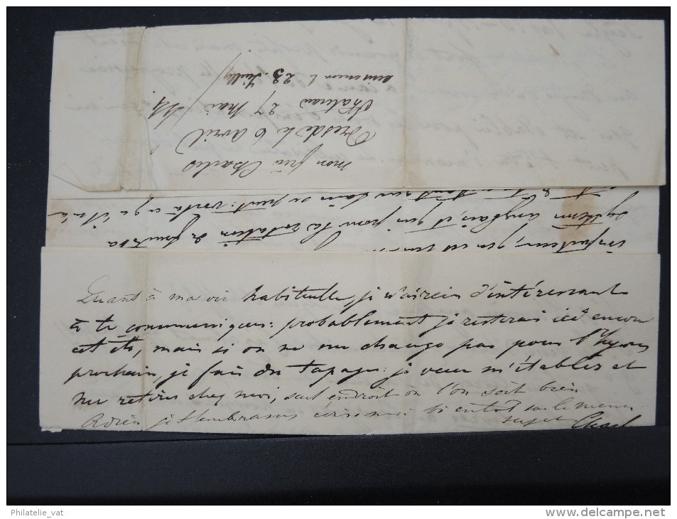 GRANDE-BRETAGNE-Lettre( Avec Texte) De Dresde 6 Avril  Pour Dunbar 17 Avril 1844   A Voir  Rare   Lot P 5602 - Briefe U. Dokumente