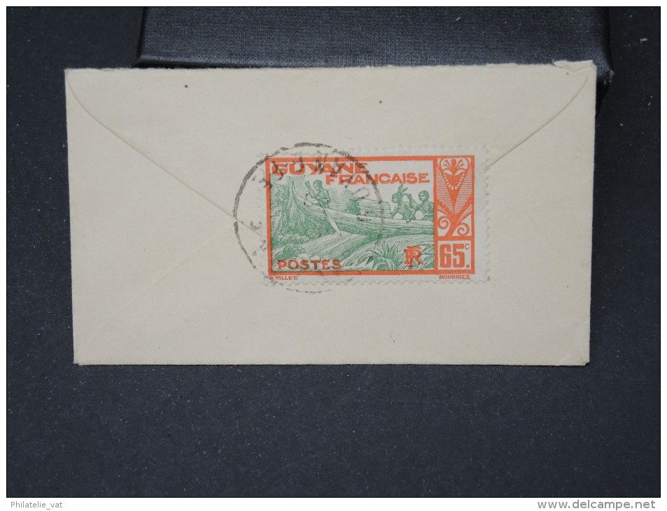 FRANCE-GUAYANNE-Petite Enveloppe De Cayenne Pour St Laurent De Maroni En 1938     A Voir  Rare  Lot P 5605 - Covers & Documents