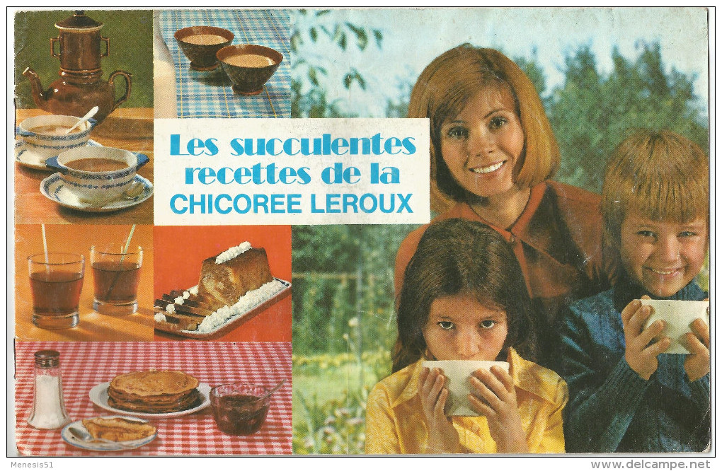 Livre De Recettes De Cuisine Chicorée LEROUX - Publicités