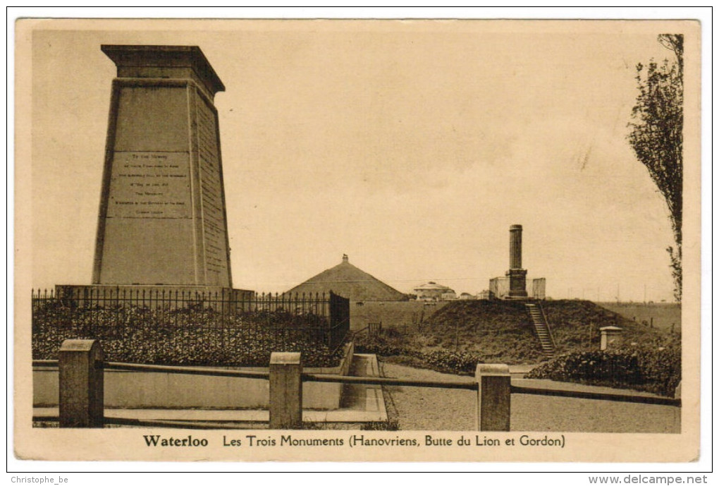 Waterloo, Les Trois Monuments (pk20455) - Waterloo