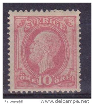 1886-91 SVEZIA SWEDEN SVERIGE  N.34 MH.  Cat. &euro; 110,00 - Neufs
