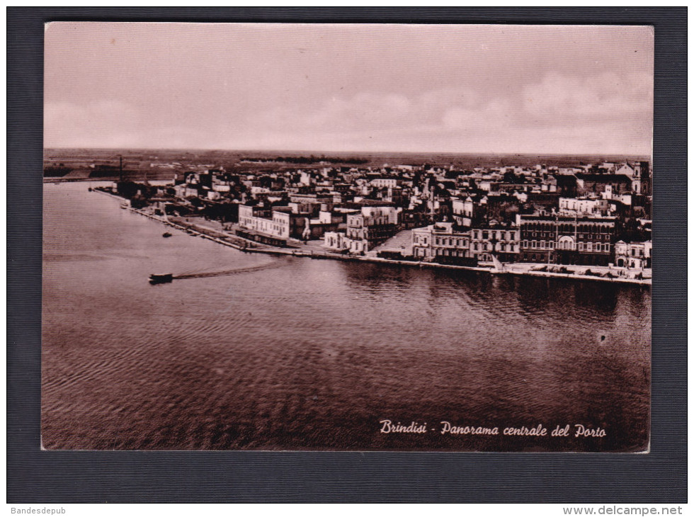 Vente Immediate à Prix Fixe - Italie - Brindisi - Panorama Centrale Del Porto ( Vue Aerienne Port Ed. Giovanni Anelli ) - Brindisi