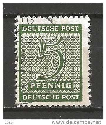 Germany - West Sachsen Sowjetische Zone 1945 Mi 128 Yw Canceled - Gebruikt