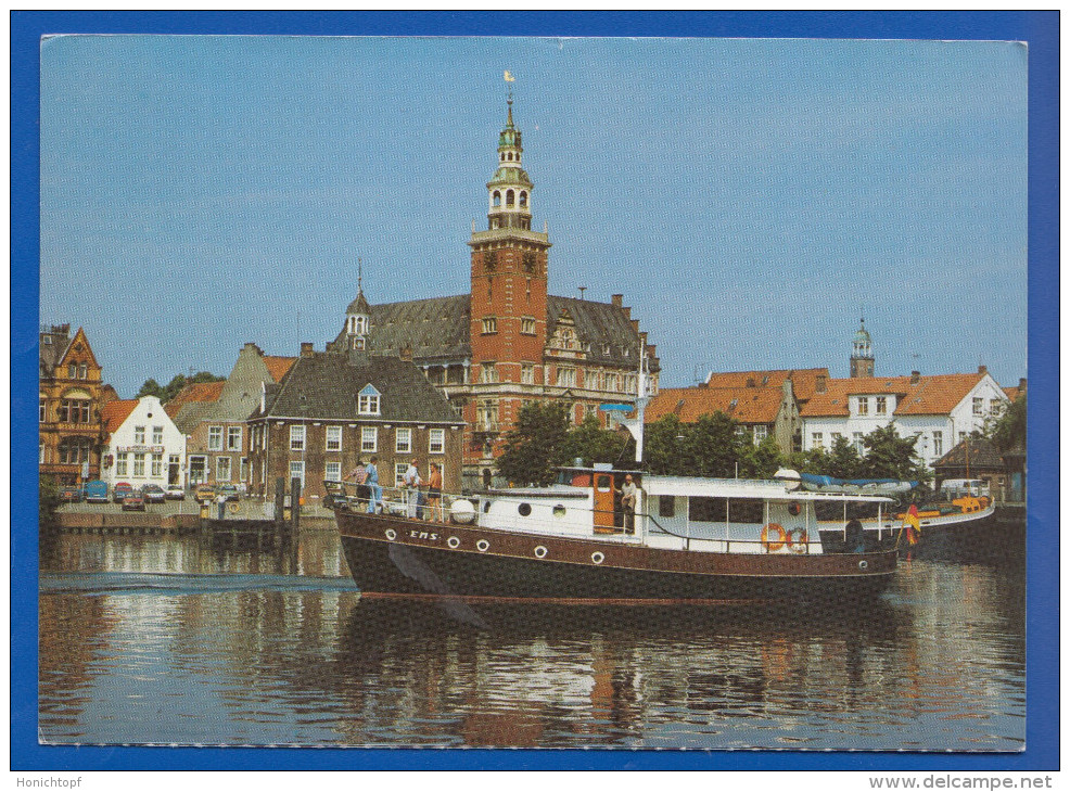 Deutschland; Leer Ostfriesland; Hafen Und Rathaus - Leer