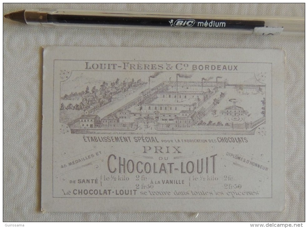 Chocolat-Louit : Alphabet : A / Aubépine, Arabe, Abbaye, Armes - Bordeaux - Louit
