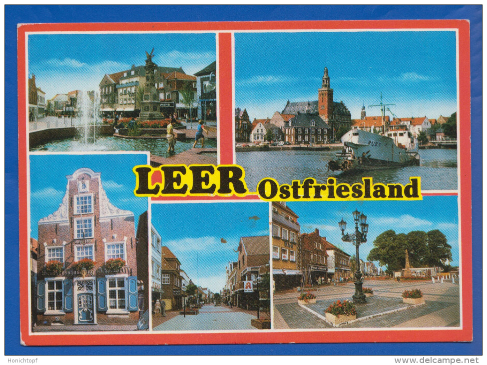 Deutschland; Leer Ostfriesland; Multibildkarte - Leer