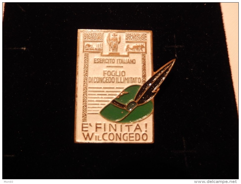 Pin Congedo Alpini, Esercito Italiano -P179 - Militari