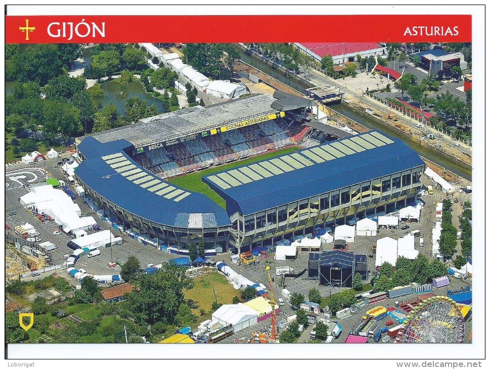 ESTADIO - STADIUM - STADE - STADIO - STADION.- " EL MOLINON " .- GIJON.- ( ASTURIAS ) - Stadions