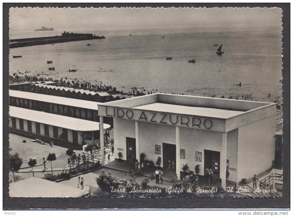 9659-TORRE ANNUNZIATA(NAPOLI)-IL LIDO AZZURRO-1952-FG - Torre Annunziata