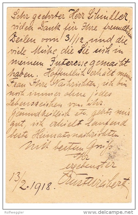 Ägypten Allierten Internierten Camp Sidi-Bischr 1914 Karte Nach Zürich Mit Abgangs Und Zensur Stempel - 1866-1914 Khédivat D'Égypte