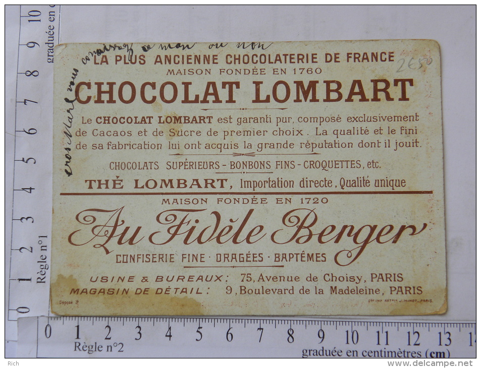 CPA Chromo Chocolat Lombart - Henri IV - 62 è Roi De France - Lombart