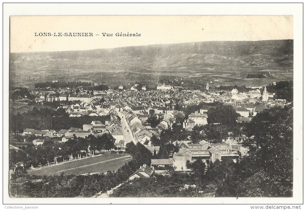 Cp, 39, Lons-le-Saunier, Vue Générale - Lons Le Saunier