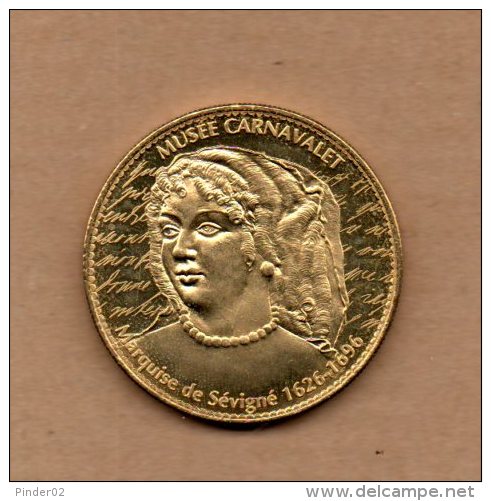 Monnaie Arthus Bertrand : Musée Carnavalet - Marquise De Sévigné - Sans Date - Non-datés