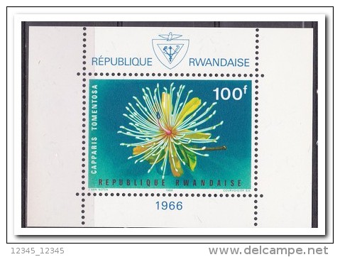 Rwanda 1966, Postfris MNH, Flowers - Ongebruikt