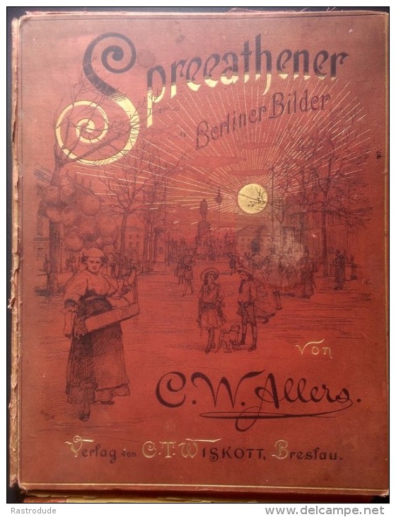 1889 - BERLIN - W. C ALLERS - SPREEATHENER - 15 TAFELN - - Lithographies