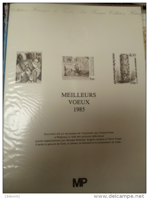 Documents De La Poste, Année 1985, Année Compléte, - Colecciones Completas