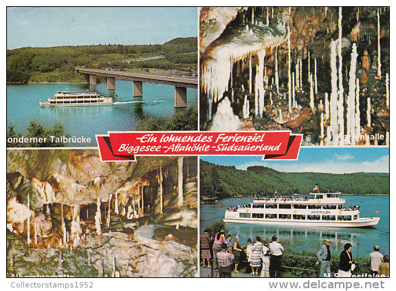 20515- ATTENDORN- BRIDGE, SHIP, CAVES - Attendorn