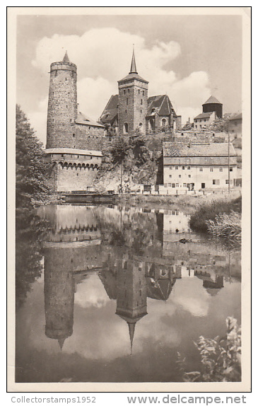 20517- BAUTZEN- ST MICHAEL CHURCH, TOWER, RIVER BANKS - Bautzen