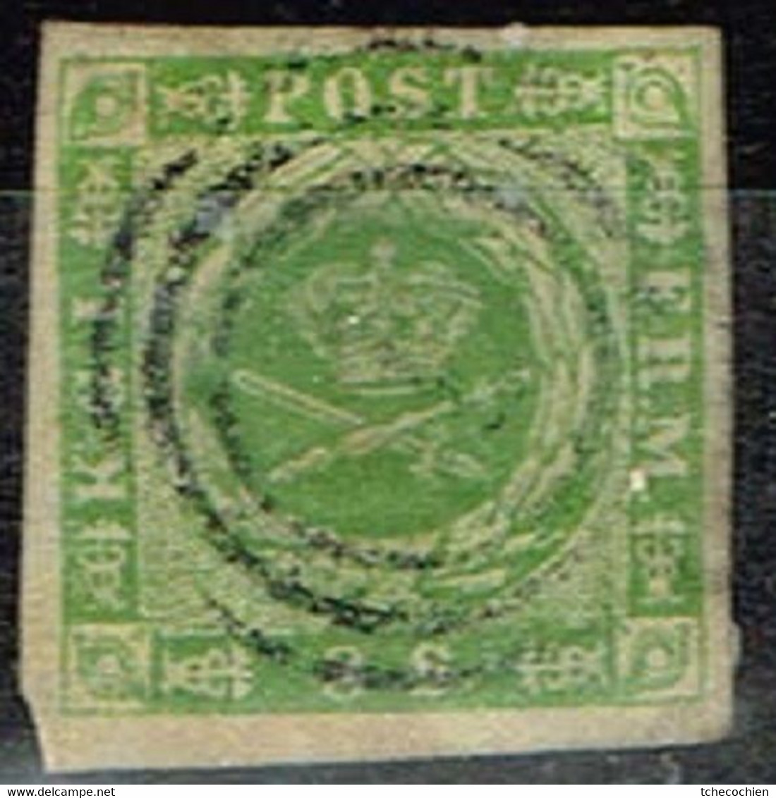 Danemark - 1854 - Y&T N° 5, Oblitéré - Used Stamps