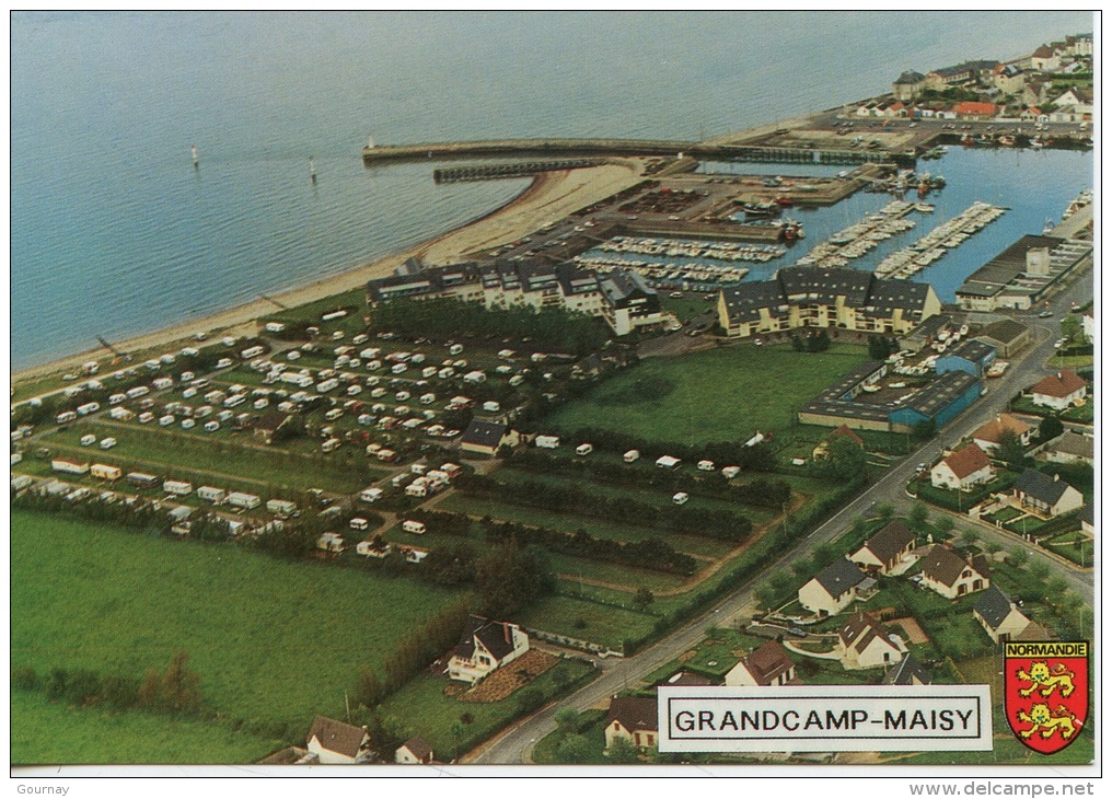 Grandcamp Maisy : La France Vue Du Ciel Vue Aérienne Du Camping Du Joncal (n°2089/14 éd Dubray) - Autres & Non Classés