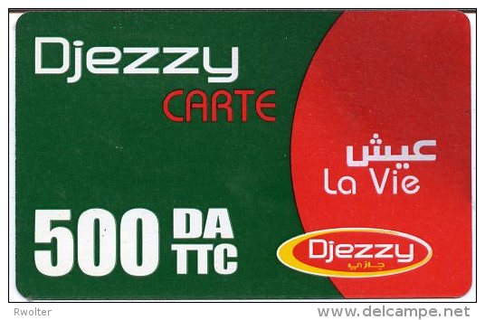 @+ Algerie - Djezzy - 500DA Verte - Algérie