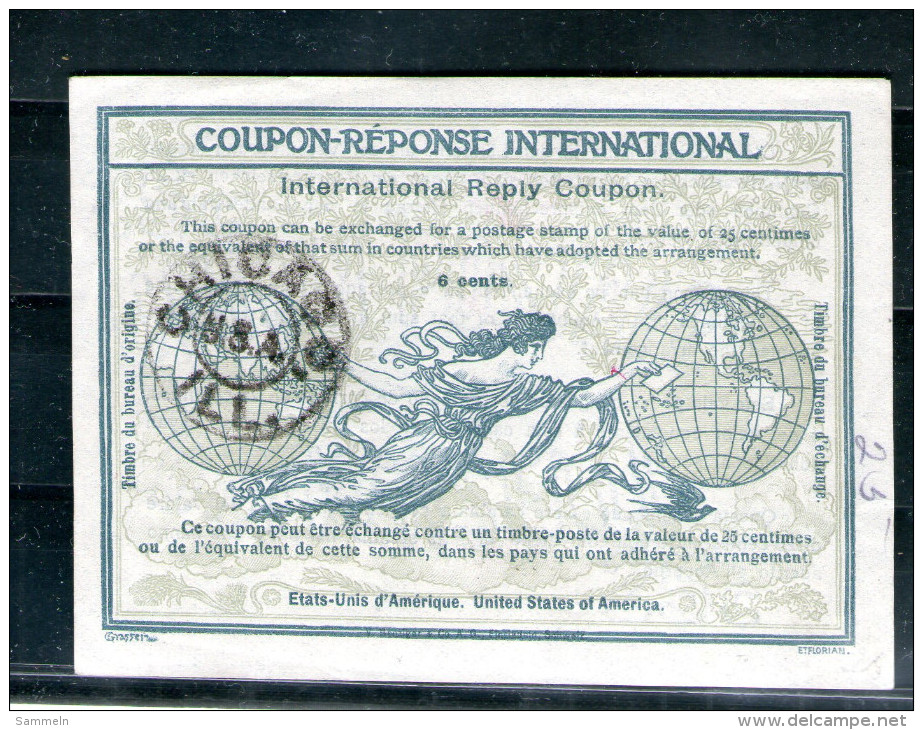 7551  IRC IAS CRI International Reply Coupon USA Amerika United States Of America T2 Stempel Chicago - Other & Unclassified