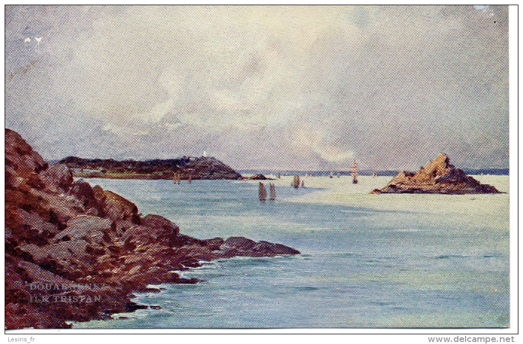 CP - DOUARNENEZ - ILE TRISTAN -  EUGENE BOURGEOIS - XIX N°3 - LES SITES DE FRANCE - Douarnenez