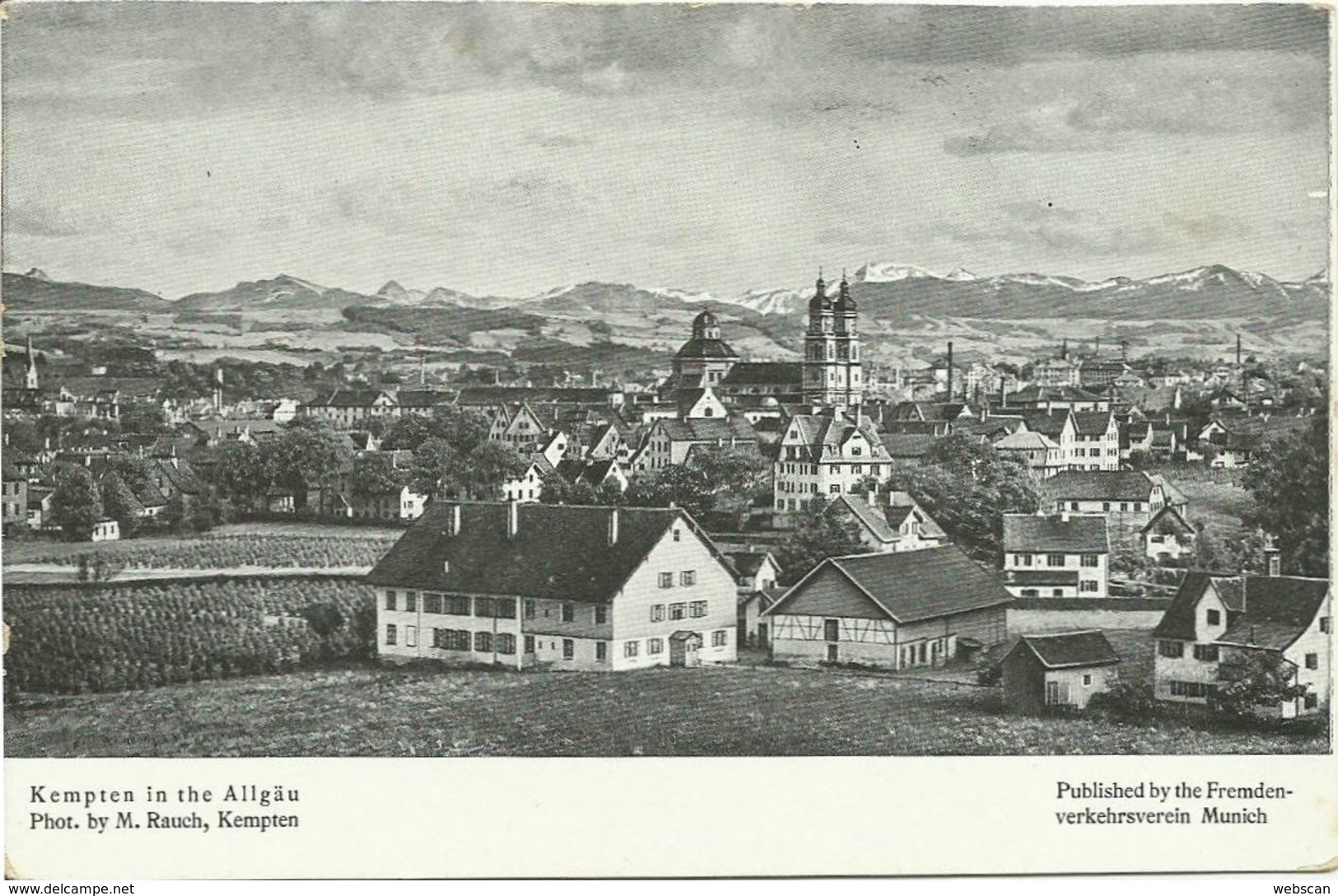AK Kempten Ortsansicht Fremdenverkehrsverein München ~1920 #94 - Kempten