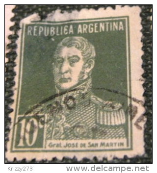 Argentina 1918 General San Martin 10c - Used - Gebruikt