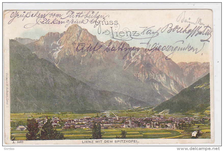 Austria - Tirol - Gruss Aus Lienz - Spitzkofel - Litho - Lienz