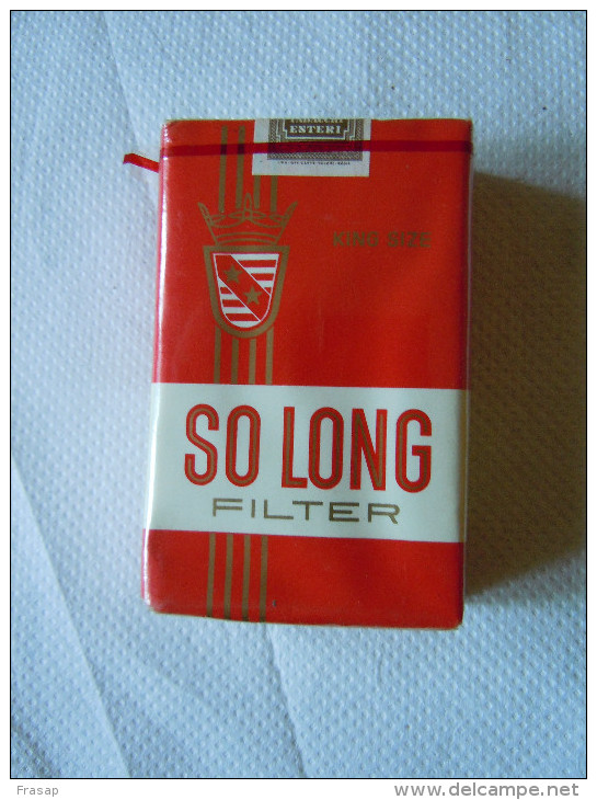 Pacchetto  Di Sigarette   -    SO LONG FILTER - Cigarette Package  NEW-NUOVO - Fuma Sigarette