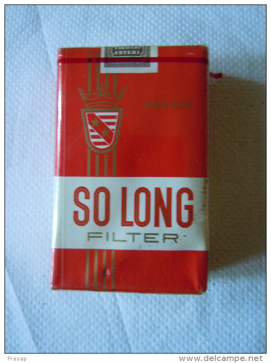 Pacchetto  Di Sigarette   -    SO LONG FILTER - Cigarette Package  NEW-NUOVO - Fuma Sigarette