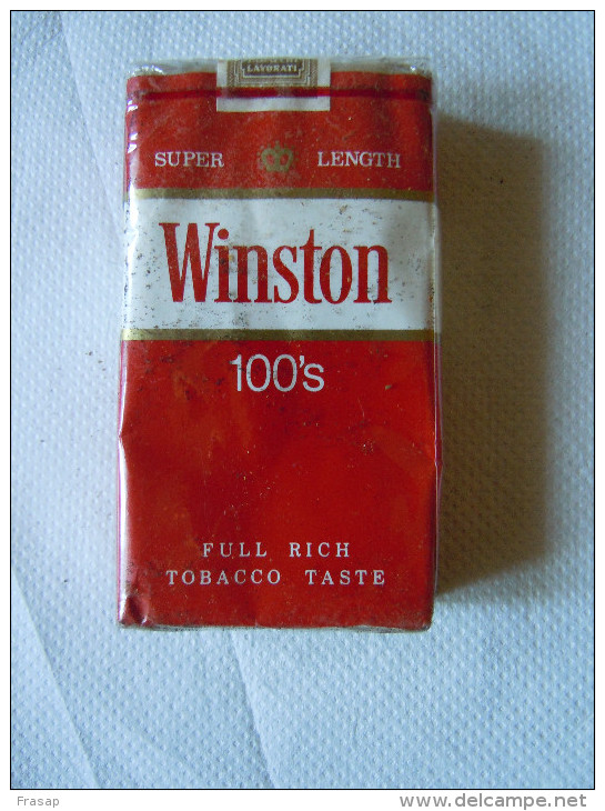 Pacchetto  Di Sigarette   -    WISTON 100S  - Cigarette Package  NEW-NUOVO - Fuma Sigarette
