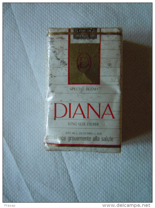 Pacchetto  Di Sigarette   -   DIANA ROSSE MORBIDE     - Cigarette Package  NEW-NUOVO - Sigarettenhouders