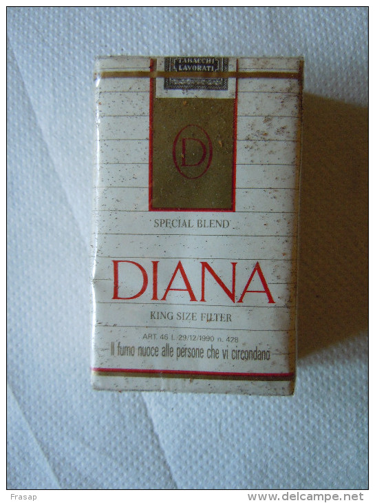 Pacchetto  Di Sigarette   -   DIANA ROSSE MORBIDE     - Cigarette Package  NEW-NUOVO - Fume-Cigarettes