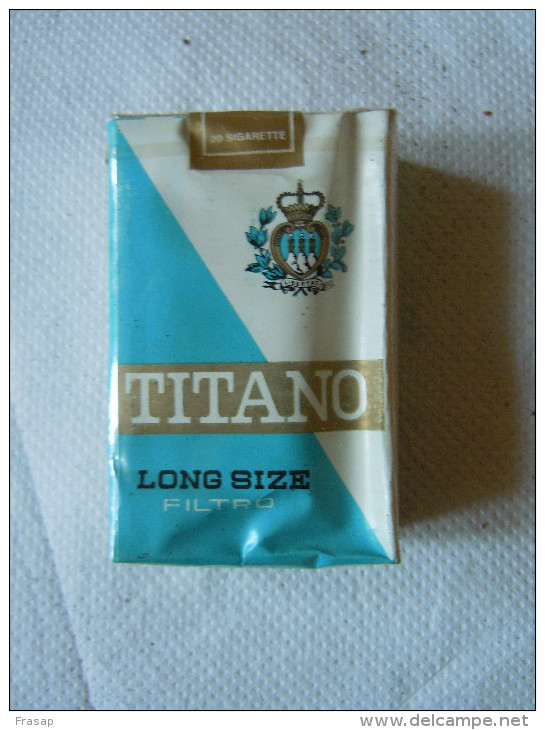 Pacchetto  Di Sigarette   -   TITANO SAN MARINO   - Cigarette Package  NEW-NUOVO - Cigarette Holders