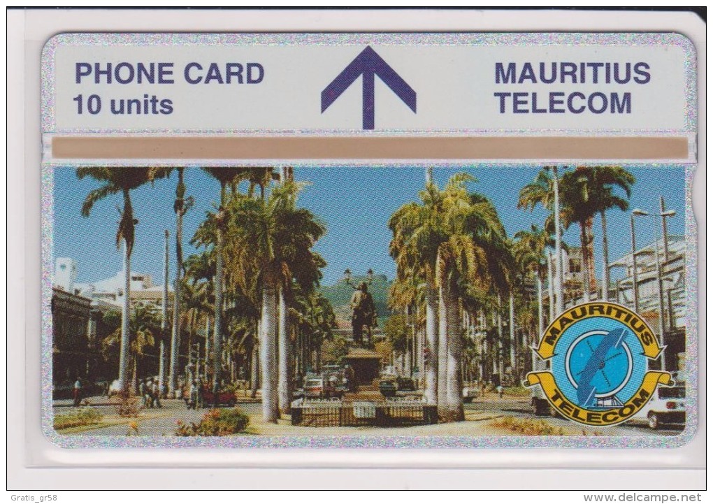 Mauritius - MAU-15, Palm's, 10U, 309B, 9/93, Mint - Mauritius