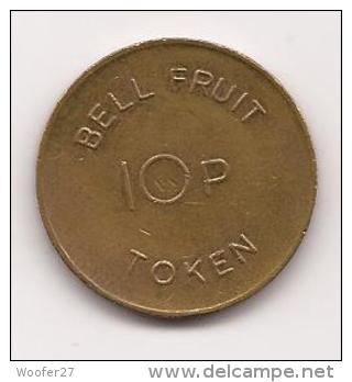 JETON BELL FRUIT , 10 P , TOKEN - Professionals/Firms