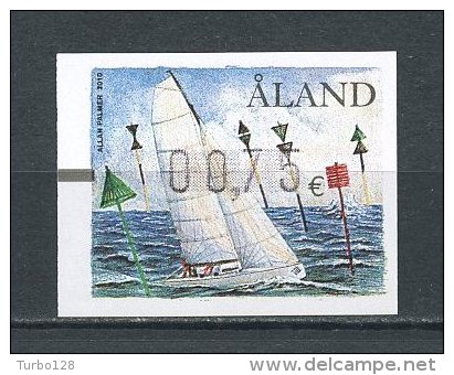 ALAND 2010 Distributeur N° 19 ( 0,75 ) ** Neuf = MNH  Superbe Bateaux Boats Voiliers Sailboat Balises - Aland