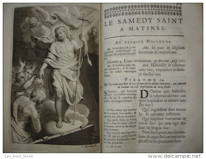 OFFICE DE LA SEMAINE SAINTE A L'USAGE DE ROME MDCLXXXIII (gravures) Rarissime Exemplaire ! - Jusque 1700