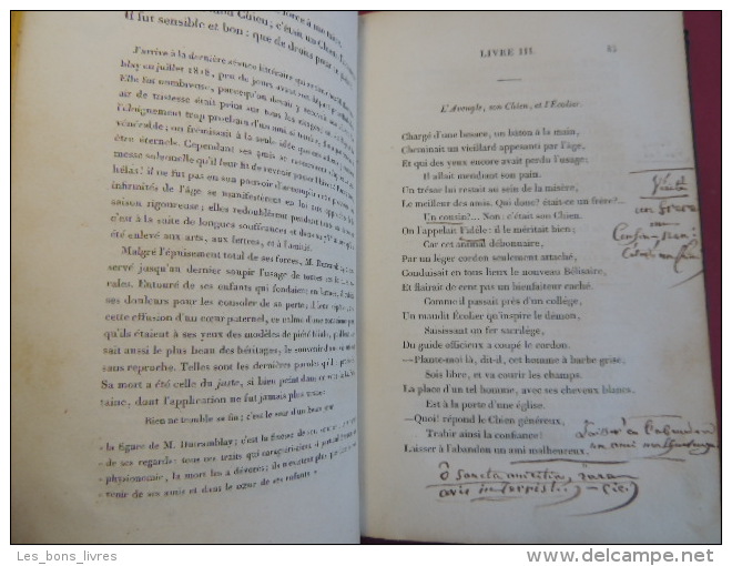 FABLES DE M. Le Bailly avec lettre, signature et 36pp de poème autographe rare !