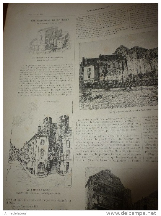 1894 ESCRIME travers-âge; Misères du millionnaire LEBAUDY; Le steam-yacht SEMIRAMIS; Le G'GRAVENSTEEN ;La PRESSE anarch